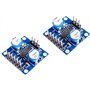 TECNOULAB 2 pièces Carte amplificateur numérique PAM8406 stéréo 5Wx2 avec potentiomètre de Volume