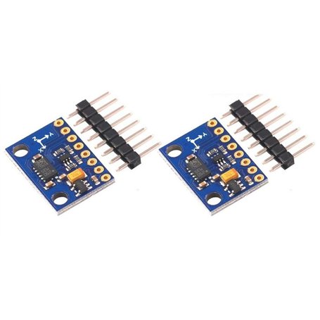 TECNOULAB 2 pièces Boussole électronique GY-511 LSM303DLHC accéléromètre à 3 Axes + magnétomètre à 3 Axes