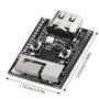 TECNOULAB 1 pièces WiFi6 ESP32-C6 Carte de développement RGB LED oscillateur à Cristal ESP32 WiFi Bluetooth