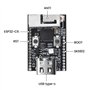 TECNOULAB 1 pièces WiFi6 ESP32-C6 Carte de développement RGB LED oscillateur à Cristal ESP32 WiFi Bluetooth