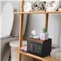 Jomeis Girl Stuff Boîte de rangement | Organiseur de salle de bain pour produits d'hygiène féminine | En bois avec couvercle à c