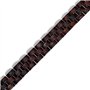 Woodstar Black Turtle Bracelet en Bois Noir, Bijoux Bracelets pour Homme Femme Réglable