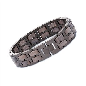 WOODSTAR (PUMA) Bracelet Homme en Acier et Bois