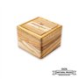 WOODSTAR (PUMA) Bracelet Homme en Acier et Bois, Bijoux de Mode Masculin, Bracelet Réglable Gris B20-004