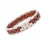 Woodstar (ALLIGATOR Bracelet pour homme en Acier et Bois