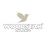 Woodstar (ALLIGATOR Bracelet pour homme en Acier et Bois, Bijoux Mode Masque, Bracelet Réglable Rouge Argent B20-011