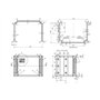 Housse de protection hbm arbo/ce pour perceuse/fraiseuse modèle 2
