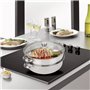 Cuiseur à Vapeur, Batterie De Cuisine En Acier Inoxydable Pot Vapeur Soupe Chaudière Pour La Cuisson Des Légumes Accessoires Com