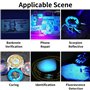 Tiiyee Lampe De Polymérisation Colle UV, 3W USB LED Sèche Ongles Lumière Pourpre Mini Lampes Séchage avec Clip Professionnel Rép