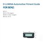 D-Lumina Module d'éclairage LED pour plaque d'immatriculation W211 W211 5D W203 5D W219 R171