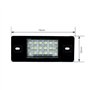 D-LUMINA Module d'éclairage LED pour plaque d'immatriculation C a y n e (02-10) 9PA / 9PA1, T o u a r e g (03-10), G o l f 5 5D 