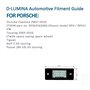 D-LUMINA Module d'éclairage LED pour plaque d'immatriculation C a y n e (02-10) 9PA / 9PA1, T o u a r e g (03-10), G o l f 5 5D 