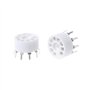 Ocobudbxw 10 pièces Prise 9 Broches Tube électronique Prises en céramique Support de Tube plaqué Or Accessoires Audio