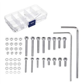LEXIANG 50 pièces/Ensemble M2.5 Kit de Montage de Cartouche de tête de Platine Vinyle Universel boulons en Acier Inoxydable vis