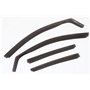 Lot de 4 déflecteurs d'air de type canal compatibles avec Hyundai Tucson MK1 modèles 2004 à 2010 en acrylique