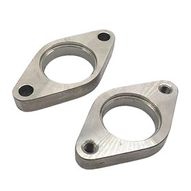 HCPGBGLBTF en Acier Inoxydable 35/38mm 304 Inlet d'échappement de Tuyau d'échappement de Bride cale
