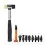 HCPGBGLBTF Kit d'outils de Suppression de la réparation de dent sans Peinture KIT Toupez Le Stylo for Prise for 9 têtes Outils K