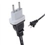 AERVEAL Tête d'adaptateur, Prise 4Mm Prise américaine vers Prise UE Chargeur de Voyage Adaptateur de Prise de Courant USA vers E