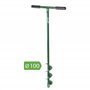 Ribiland 1400 Tarière manuelle fraise 100 mm Vert