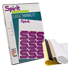 Papier transfert pochoir spirit pour tatouage Repro FX Classic Thermal 10 feuilles