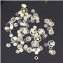Buwei 120 pièces Mixte Steampunk Cogs engrenage Horloge Charme UV Cadre résine Bijoux remplissages Bricolage