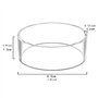 LUOFANG Base de Support de Support d'affichage de Support de Boule Acrylique Transparente pour Le Ballon de Rugby de Football de