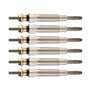 PXQPYMATX 6pcs / Set Voiture en métal Auto Diesel Heter Bouchons Glow Bougies Diesel Spark + Plug Fer ACCESSOIRES D'ACCESSOIRES 