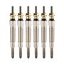 PXQPYMATX 6pcs / Set Voiture en métal Auto Diesel Heter Bouchons Glow Bougies Diesel Spark + Plug Fer ACCESSOIRES D'ACCESSOIRES 