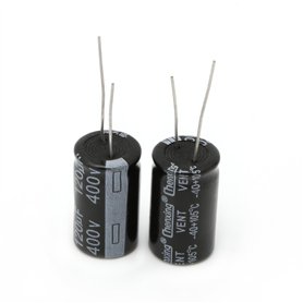 Ocobudbxw 2Pcs Condensateur Électrolytique Aluminium 120uF 400V 18x30mm Radial 400V120uF
