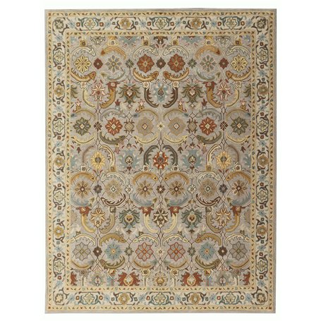 Costa Sage Tapis traditionnel oriental touffeté fait à la main 100 % laine 150 x 240 cm