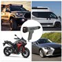 Oreilet Lumière synchronisation d'allumage,numérique l'automobile 12V,lampe stroboscopique moteur inductif timing pistolet léger