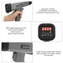 Oreilet Lumière synchronisation d'allumage,numérique l'automobile 12V,lampe stroboscopique moteur inductif timing pistolet léger
