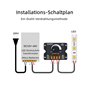 Gradateur de Commutateur à LED, Contrôleur de Gradation PWM DC 12V-24V 30A, Contrôleur de Gradateur de Commutateur de Luminosité