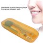 Kit de Soins Bucco-dentaires Orthodontiques pour Appareils Orthodontiques, Ensemble D'hygiène Portable avec Brosse Interdentaire