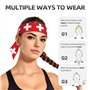 Bandeau bandana suisse Ultimate Performance absorbant la transpiration pour sports de plein air Design unisexe Tissu doux et res