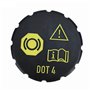SUCHUANGUANG 464334 Bouchon de réservoir de Liquide de Frein de Voiture Pot d'huile Couvercle de réservoir intérieur Accessoires