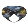 The Fusion of Killer Whales and Forests Masque doux pour les yeux pour dormir – Idéal pour les femmes et les hommes et les voyag
