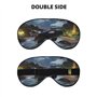 The Fusion of Killer Whales and Forests Masque doux pour les yeux pour dormir – Idéal pour les femmes et les hommes et les voyag