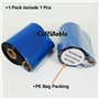 Calculable 11 cm X1476 '(110 mm X 450 m) rubans ruban transfert thermique Barcode ruban Cire Cire enrichi en résine pour Datamax