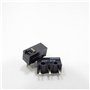 blispring – Micro-Interrupteur de Souris Original D2F-01F, interrupteurs de Fin de Course, 10 Millions de clics, 0,7n, Point Gri