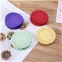 SUCHUANGUANG coloré Dentelle Papier Tapis sous-Verres napperons événements de Mariage Table de fête Cadeau Papier napperon Rouge
