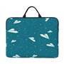 FEYUNYAN Sac de protection imperméable pour ordinateur portable 14" – Avion en papier – Sac de travail léger avec poignée – Pour