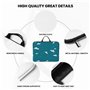 FEYUNYAN Sac de protection imperméable pour ordinateur portable 14" – Avion en papier – Sac de travail léger avec poignée – Pour