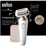 Épilateur - BRAUN - Silk Epil 9-011 3D - Tete flexible - Technologie Wet & Dry - 40 pincettes MicroGrip
