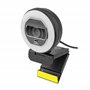 Yeyian Webcam Streaming Autofocus| Microphone Double Réduction du Bruit | 2K 2560x1440 30fps | Anneau LED Tricolore | Télécomman