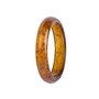 Hyclam Bracelet jonc classique à imprimé floral en résine pour mariage