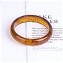 Hyclam Bracelet jonc classique à imprimé floral en résine pour mariage, fiançailles, fête d'anniversaire