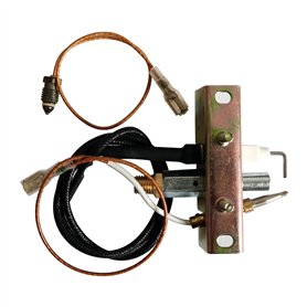 remplaçants Pièces d'assemblage de brûleur pilote de chauffage à gaz Dispositif de sécurité de thermocouple Composant d'allumage