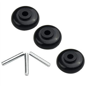 3x axes et rouleaux têtes motorisées petites roues d'arbre for le remplacement des têtes motrices d'aspirateur Dyson