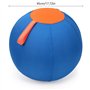 Zeiwohndc Balle gonflable interactive pour chiens - Jouet d'extérieur - Balle de troupeau molaire - Jouet d'entraînement physiqu